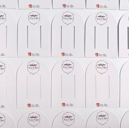 Arch Hair Accessory Display Cards