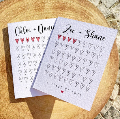 Years of love card