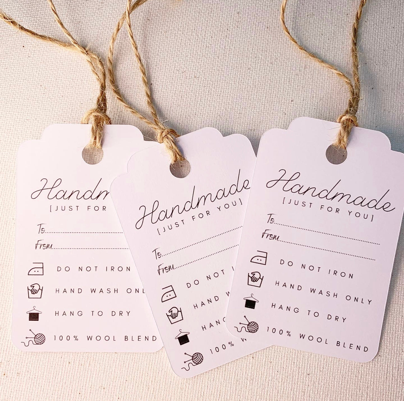 Handmade Item Swing Tags