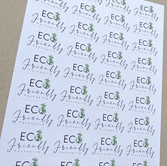 Eco Friendly Packaging Sticker