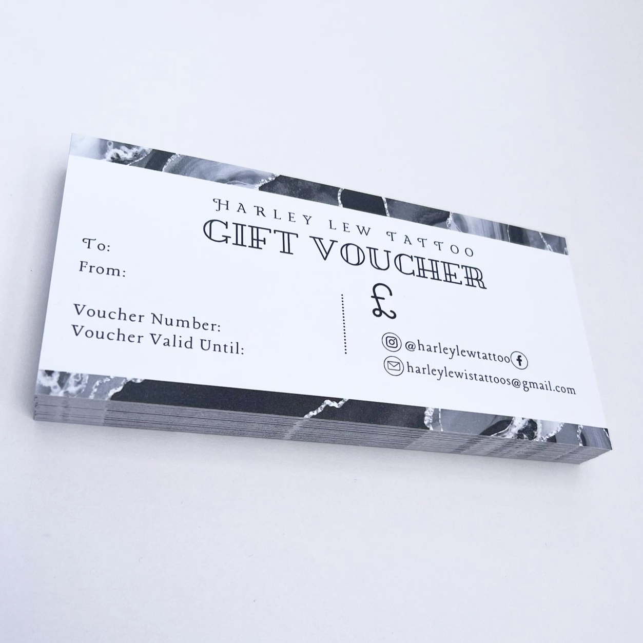 Black Marble Gift Vouchers