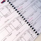 Business order book with sales map