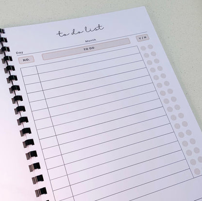 Custom To-Do List Book