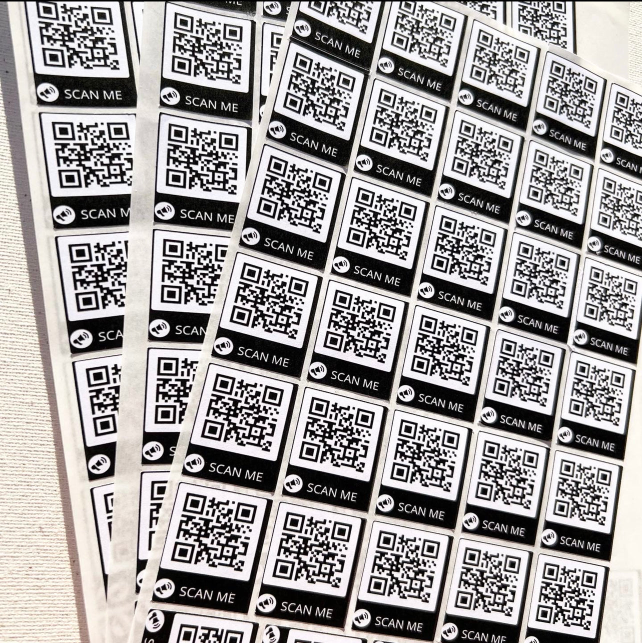 Open Head Code Sticker QR Code Stickers – LabelWithLoveCo