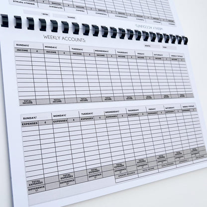 Yearly Accounts Book