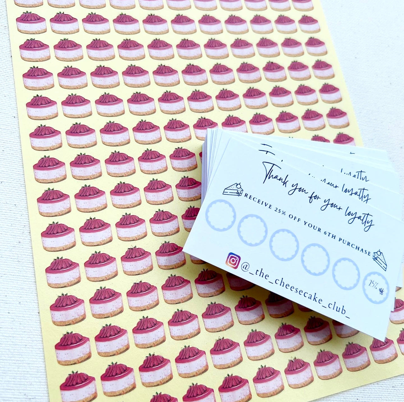 Something Sweet Loyalty Cards