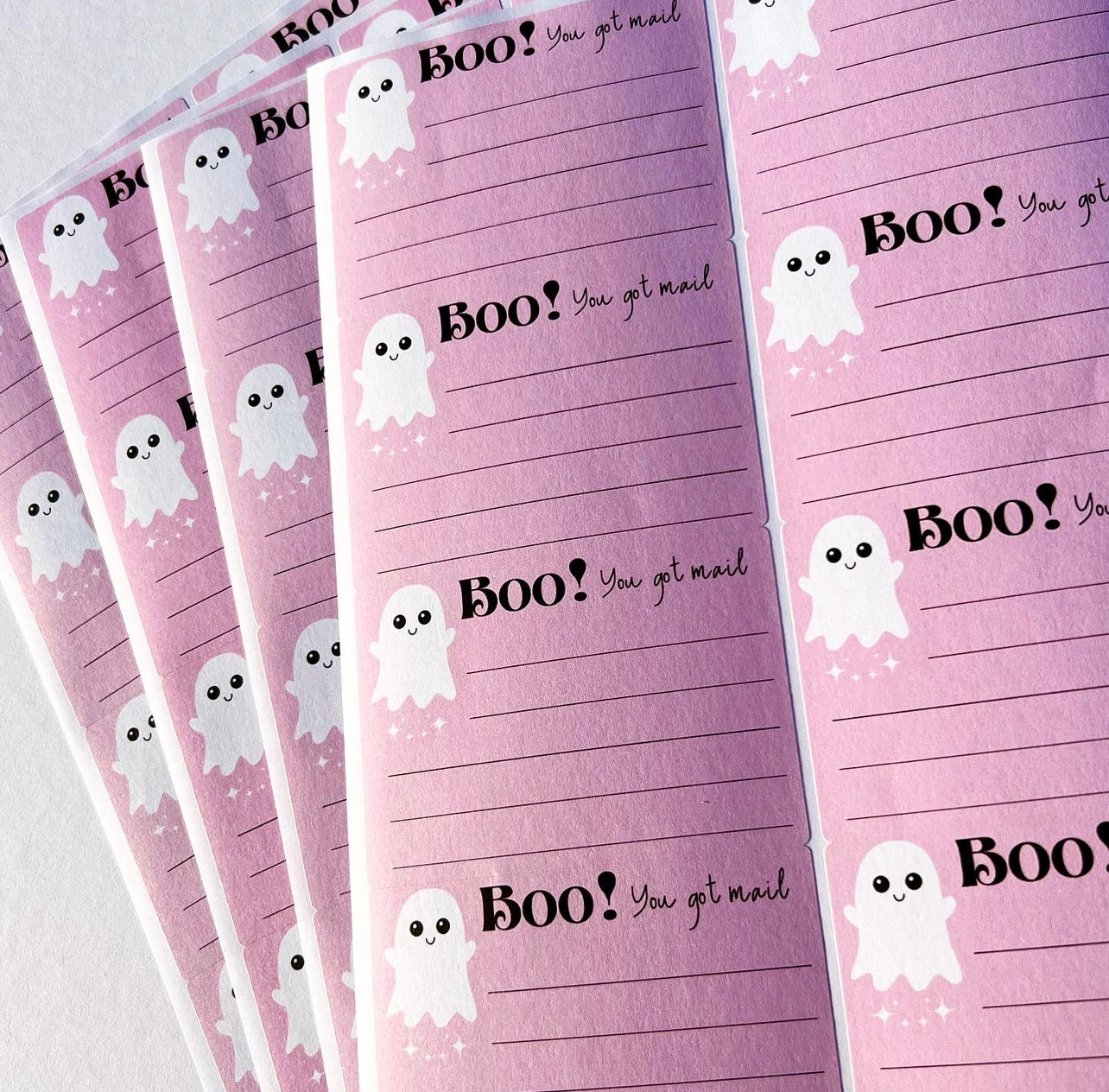 ‘Boo you got Mail’ Halloween address label stickers