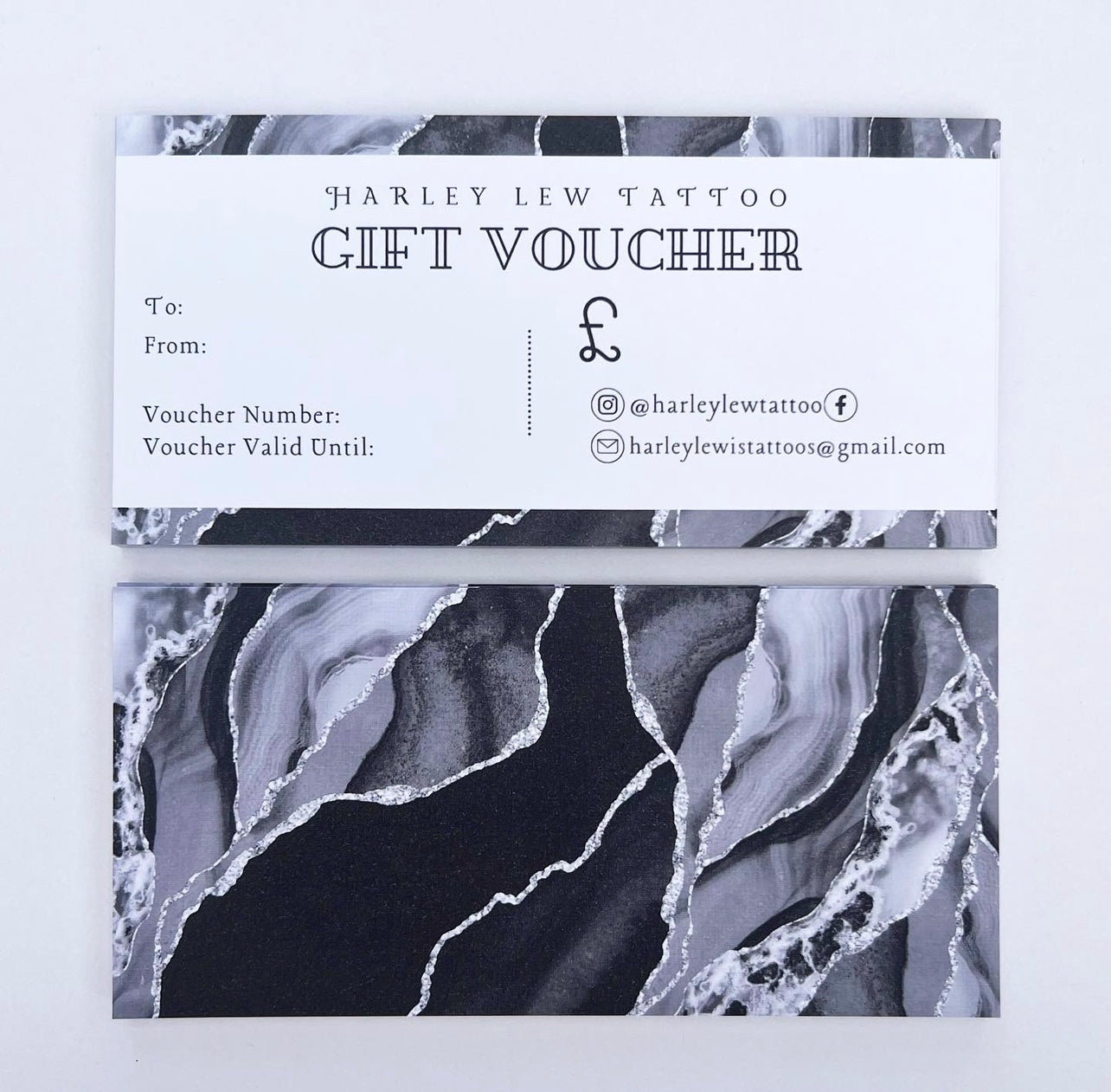 Black Marble Gift Vouchers