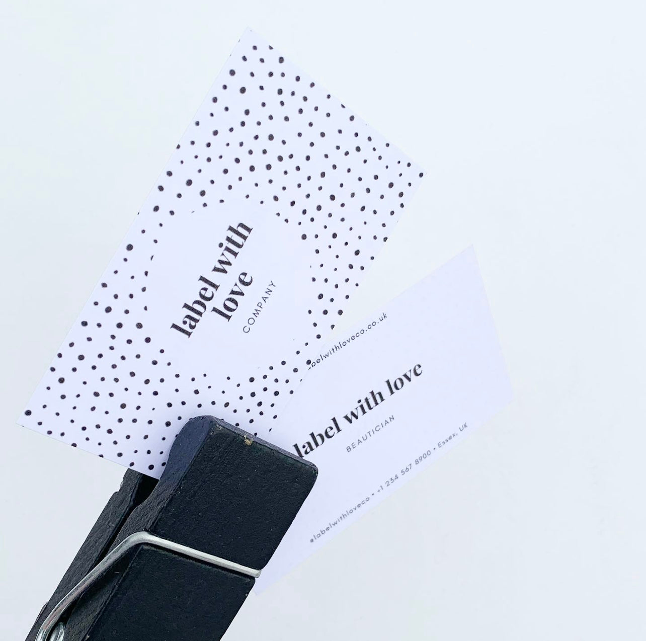 Polka Dot Business Cards