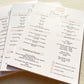 Simple single sided price lists