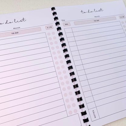 Custom To-Do List Book