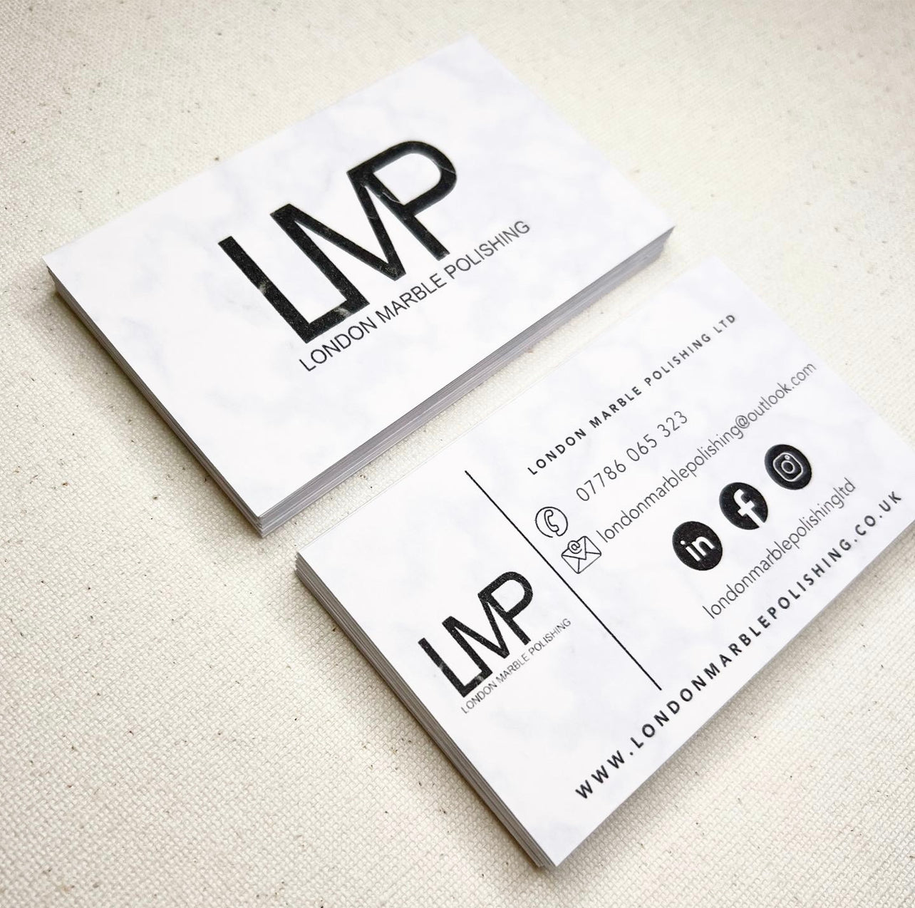 Marble Business Cards