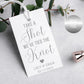 Wedding Favour Shot tags
