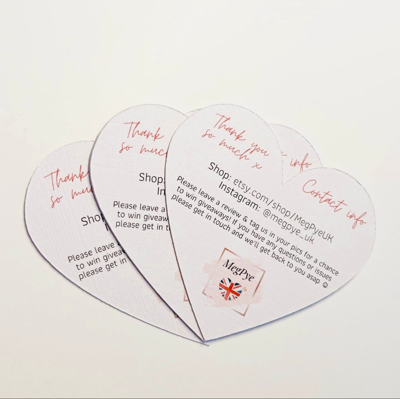 Heart Shaped Business Cards