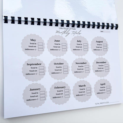 Yearly Accounts Book