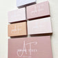 Nude Textured Business Cards
