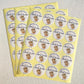 Boho Baby Shower Stickers