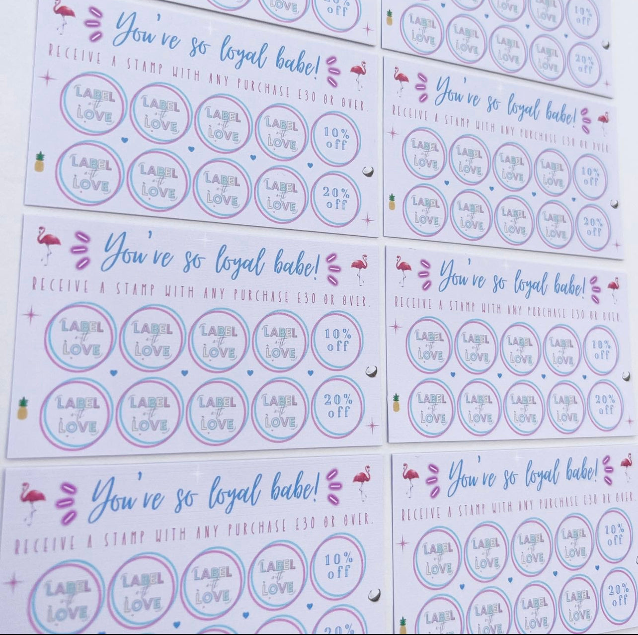 Flamingo Loyalty Cards