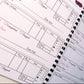 Business order book with sales map