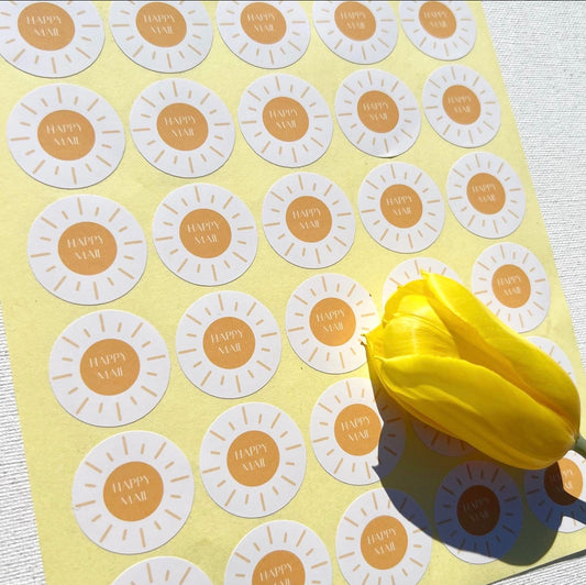 Sunshine Happy Mail Stickers