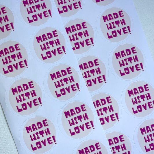 Made With Love sticker