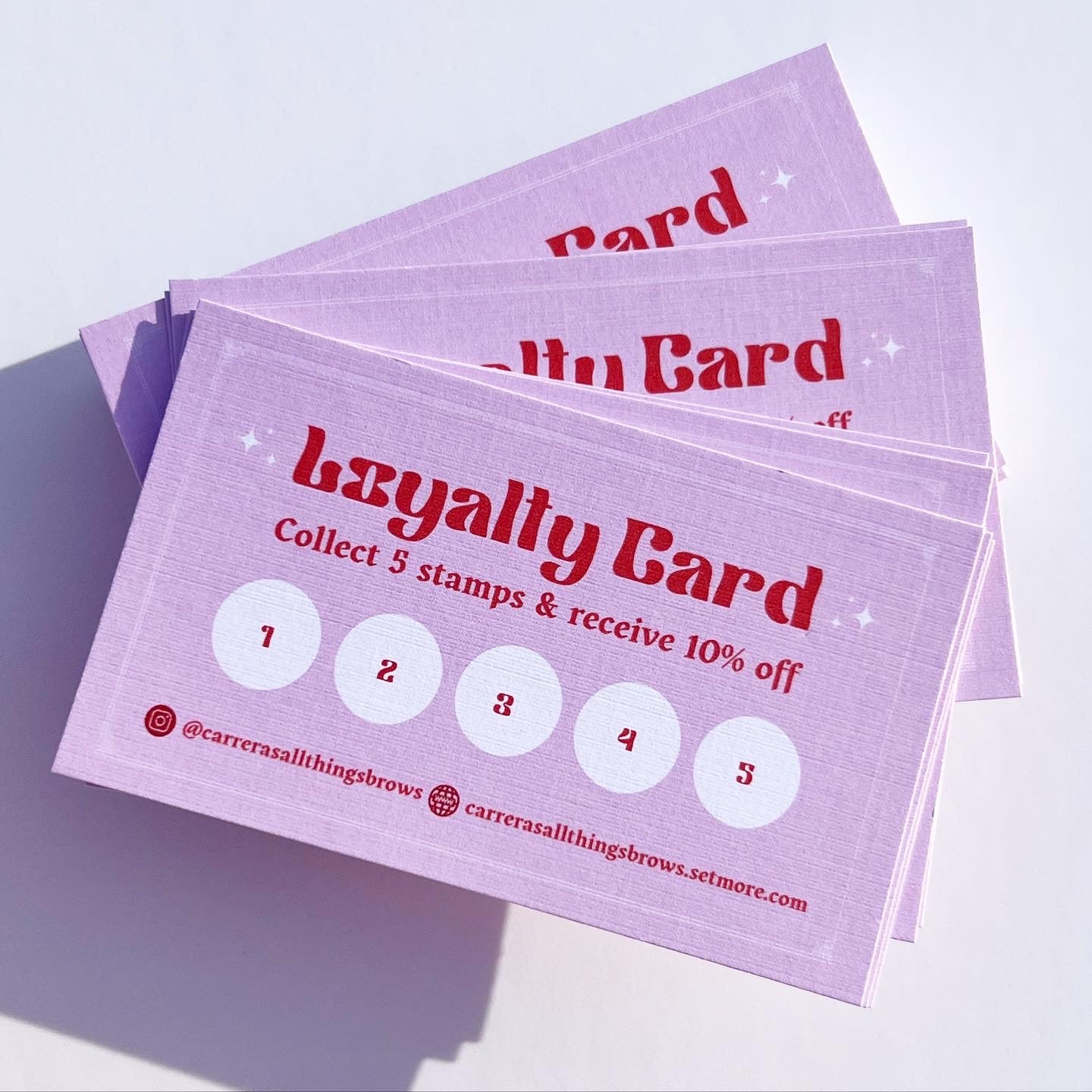 Bubblegum Loyalty Cards