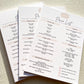 Simple single sided price lists