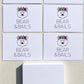 One sided logo postcards