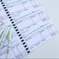 Business order book with sales map