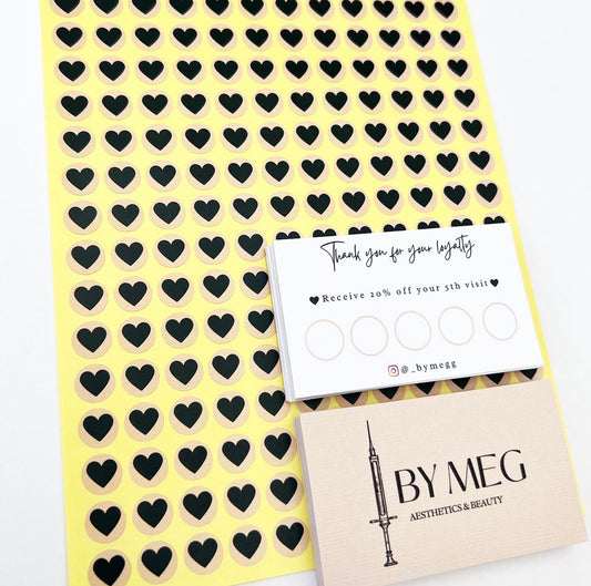 Nude Heart Loyalty Cards