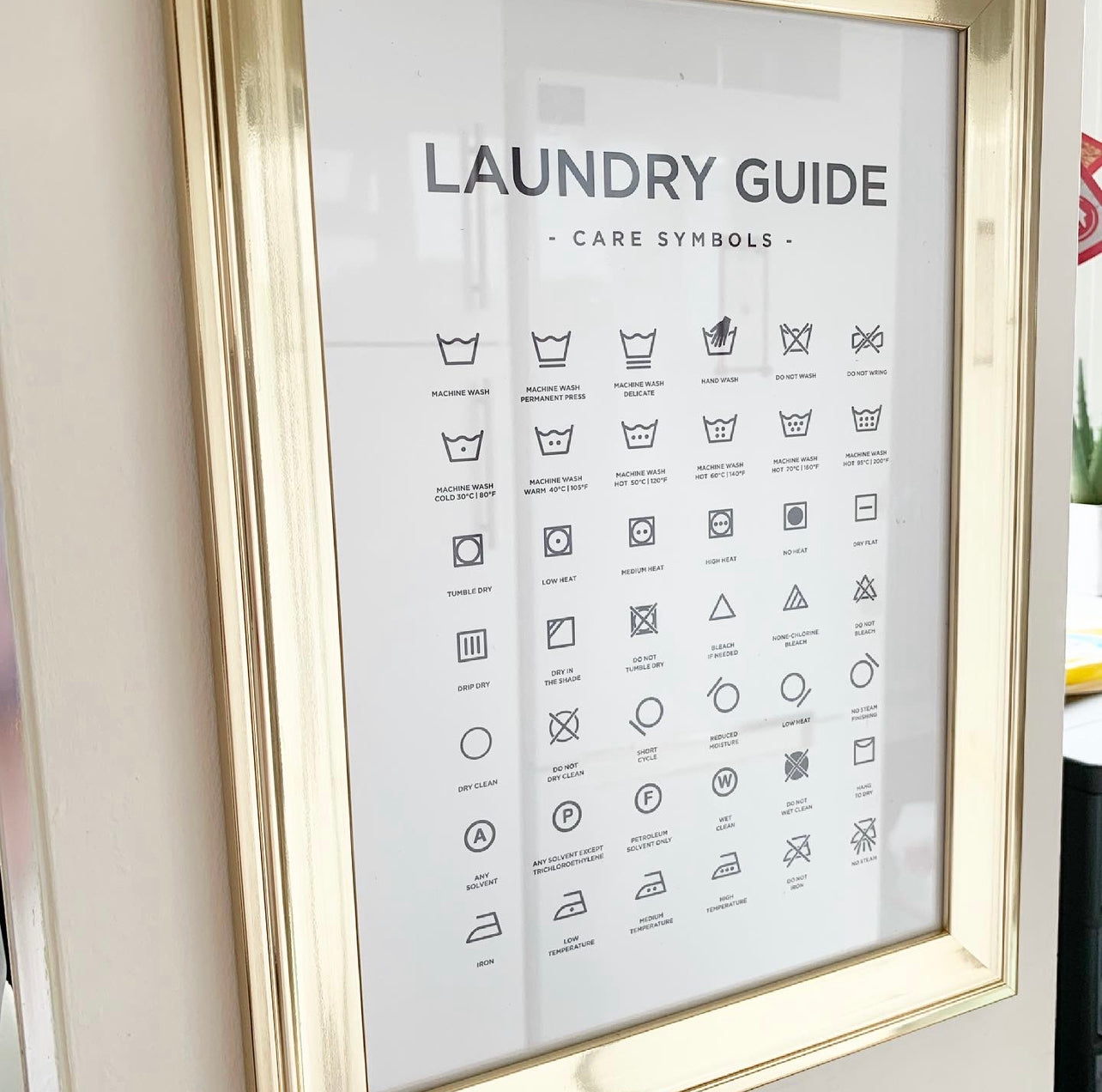 Laundry Guide Print