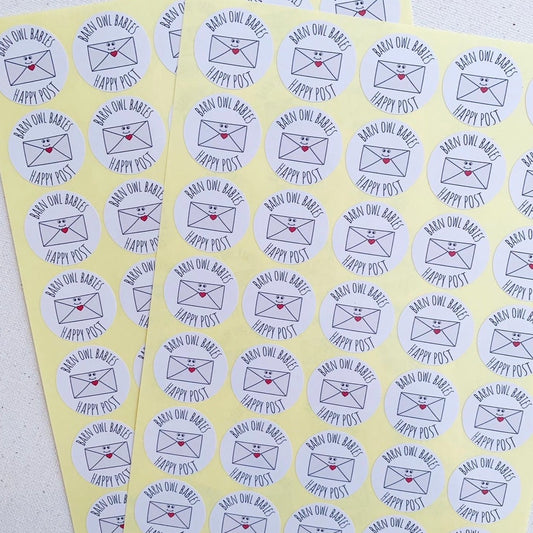 Logo Happy Post Stickers