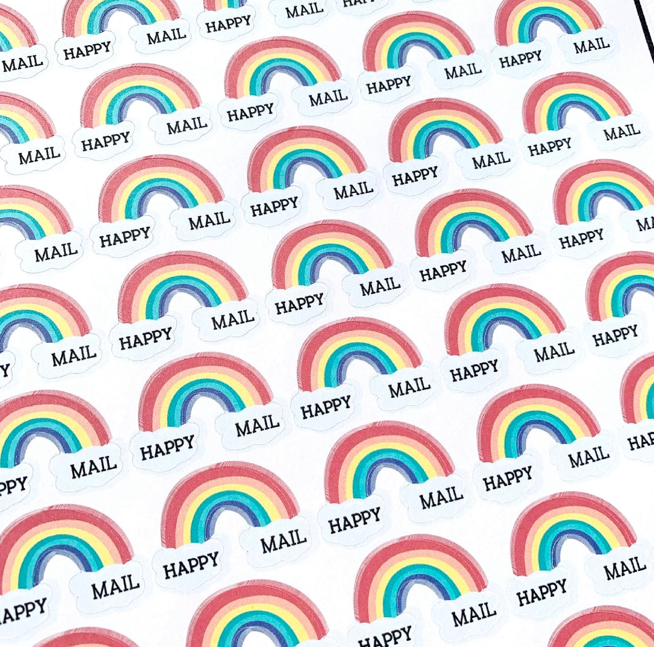 Rainbow Happy Mail Sticker