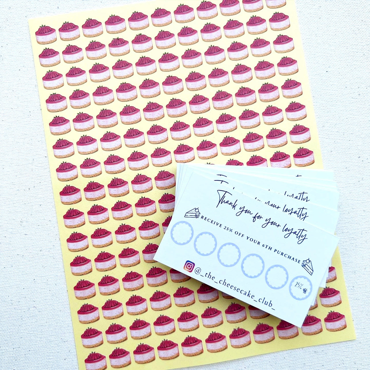 Something Sweet Loyalty Cards