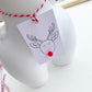 Rudolf Christmas Gift Tags