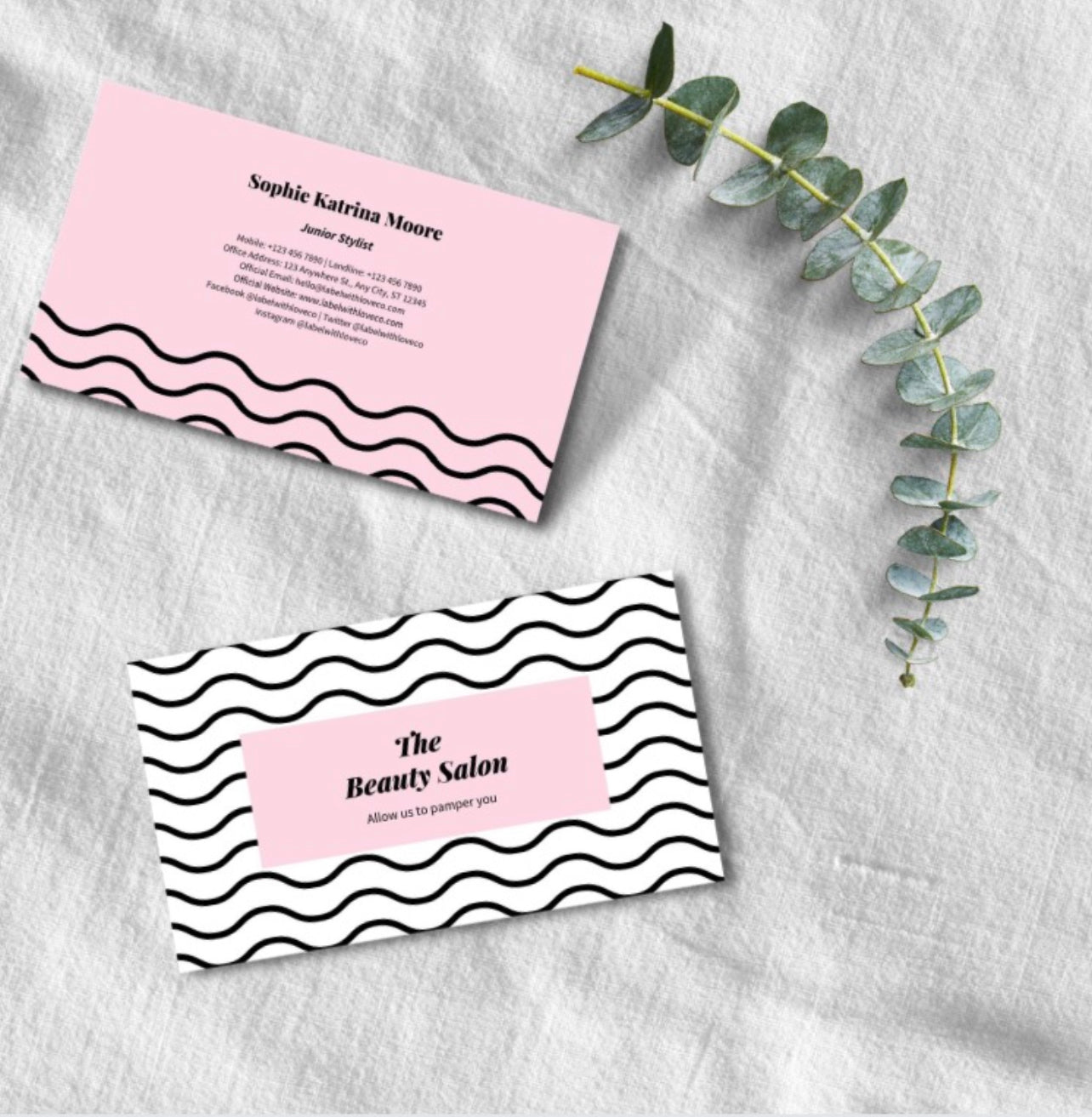 Wave Business Cards