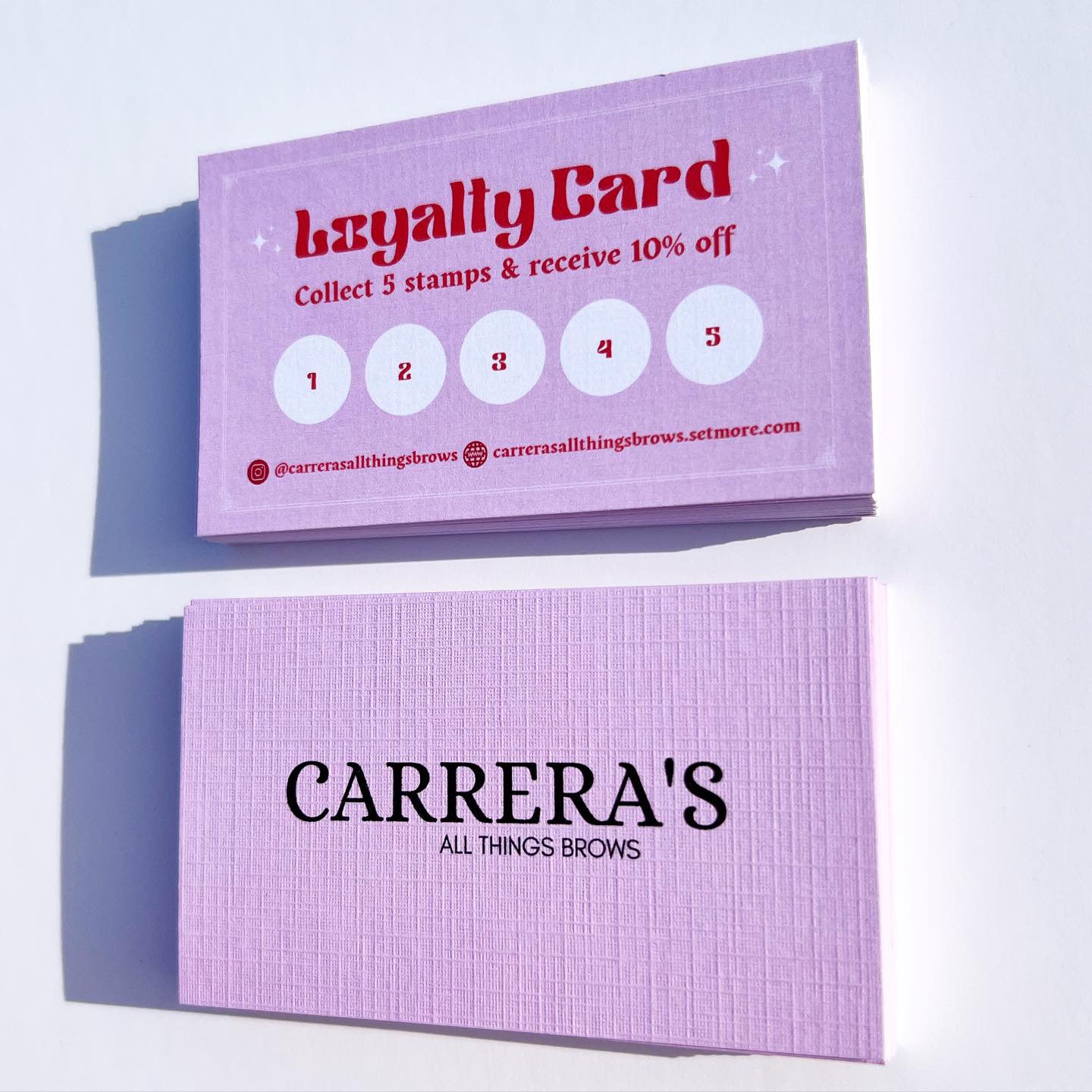 Bubblegum Loyalty Cards