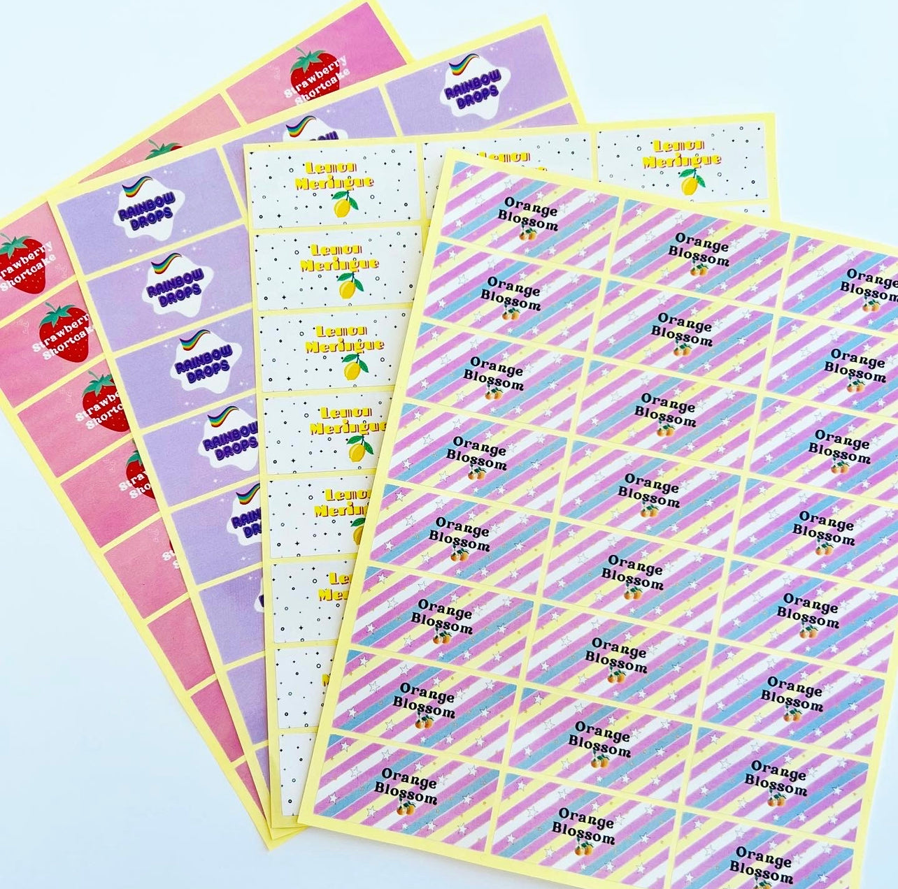 Retro Flavour Stickers