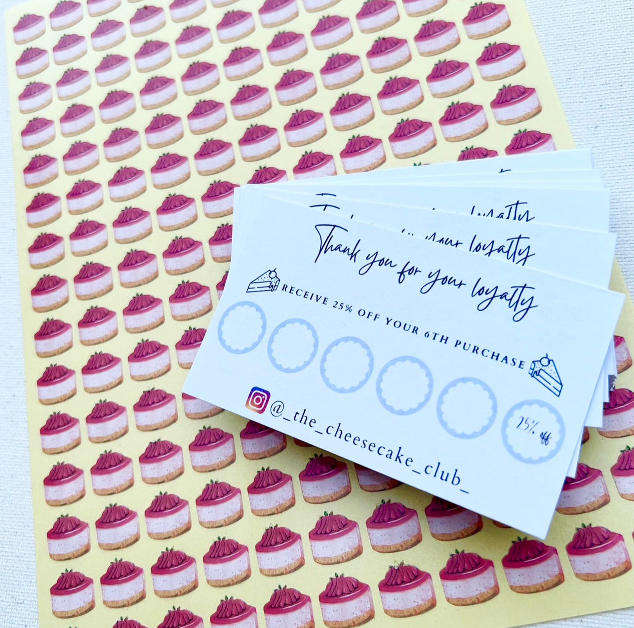 Something Sweet Loyalty Cards