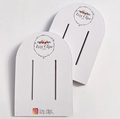Arch Hair Accessory Display Cards