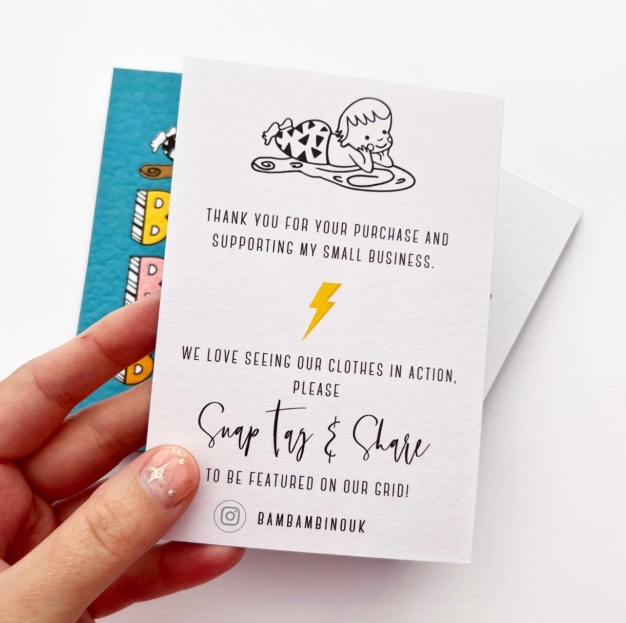 Double sided business postcards