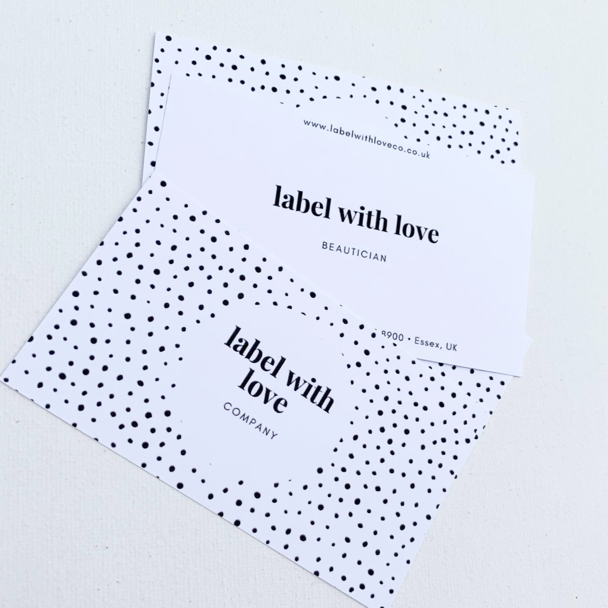 Polka Dot Business Cards