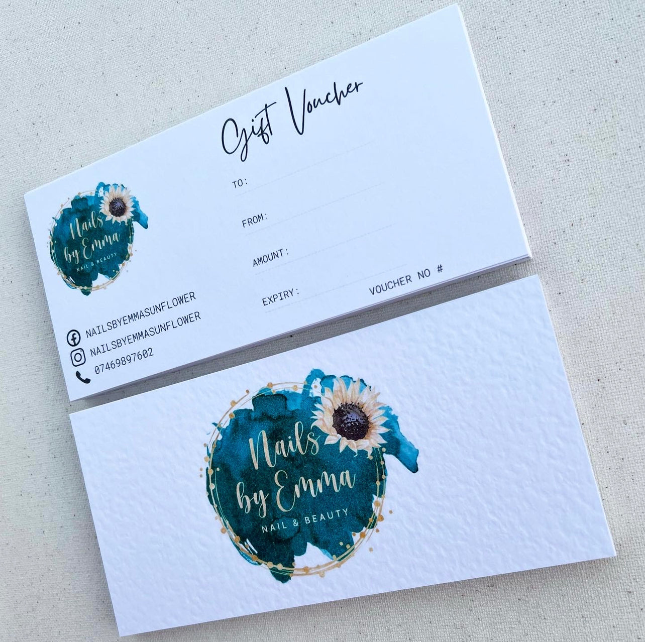 Simple Logo Gift Vouchers