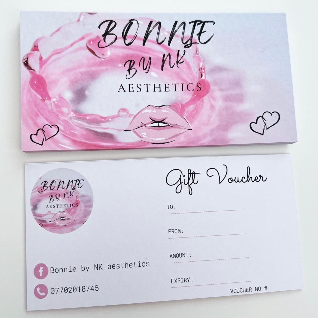 Pink Splash Gift Vouchers