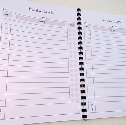 Custom To-Do List Book