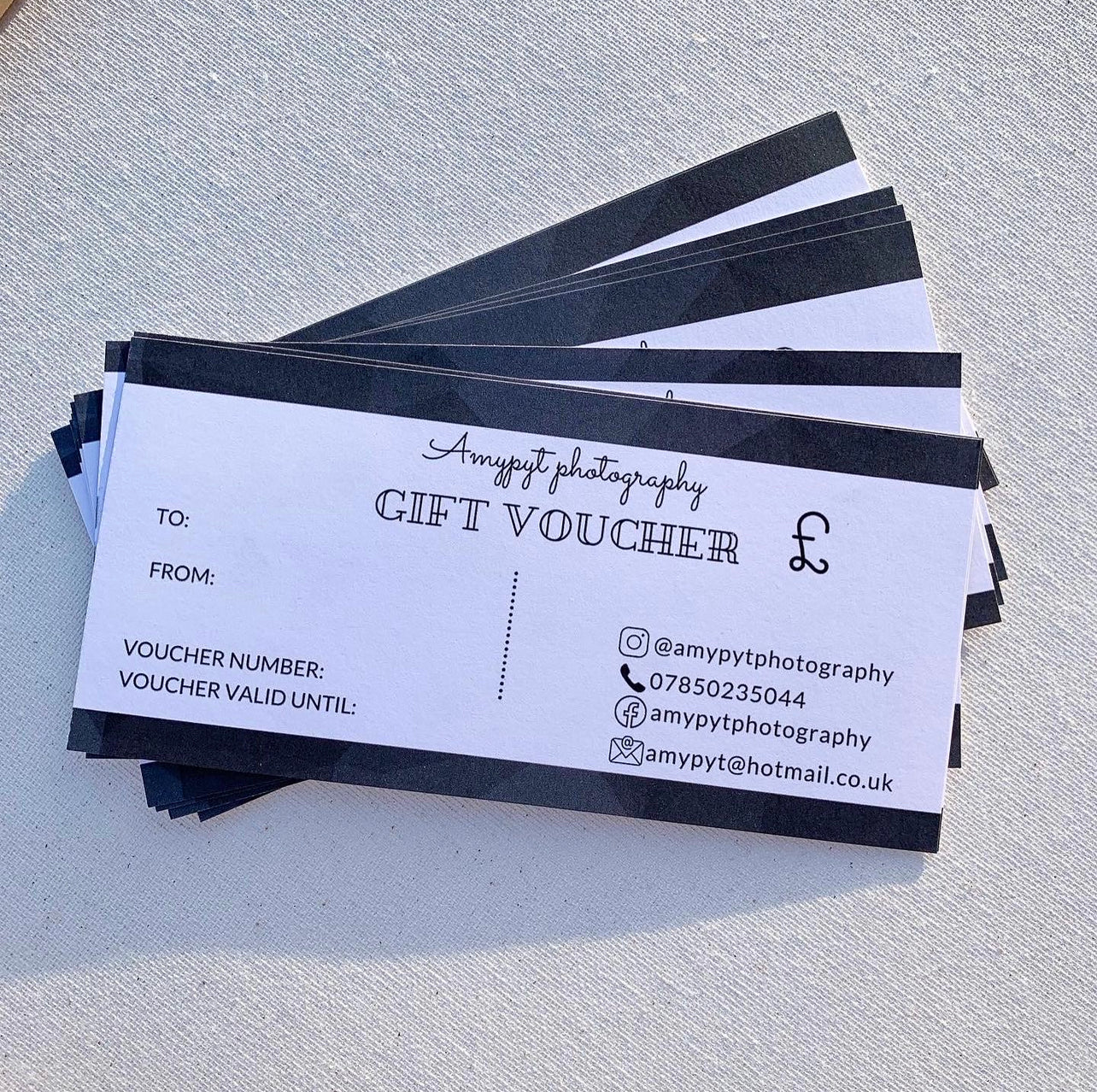 Colour Trim Gift Vouchers